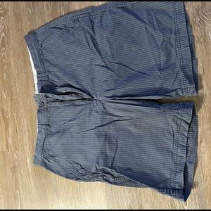Blue with gray pin stripes men’s shorts size 36
